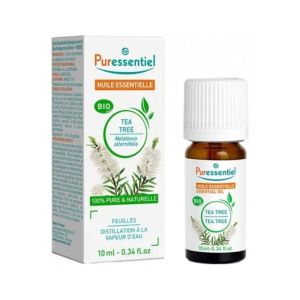 Puressentiel Huile Essentielle Tea Tree BIO | Purifiante et antibactérienne | 10 ml