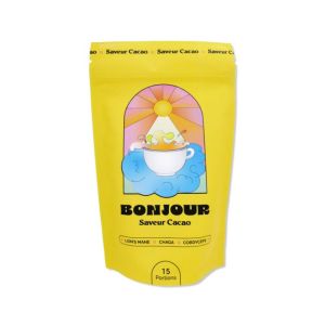 Bonjour Drink Cacao | Boisson sans caféine pour un rituel clair et serein | 15 portions
