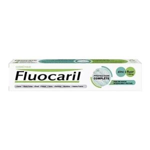 Fluocaril Protection Complète Zinc + Fluor 145 mg | Soin quotidien anti-plaque dentaire | 75 ml