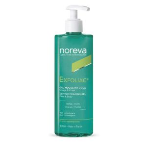 Noreva Exfoliac Gel Moussant Intensif | Imperfections modérées à sévères | 400 ml