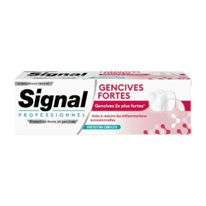 Signal Professionnel Gencives Fortes Protection Complète | Soin global des gencives | 75 ml