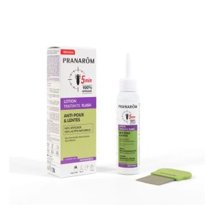 Pranarôm | Lotion Traitante Flash Anti-Poux & Lentes | Dès 6 mois