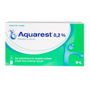Aquarest 0,2% Gel Opht Unidose