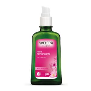 Weleda Huile harmonisante à la Rose musquée | Soin corps lissant et raffermissant | 100 ml