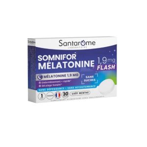 Somnifor Mélatonine Flash 1,9 mg | Endormissement et décalage horaire