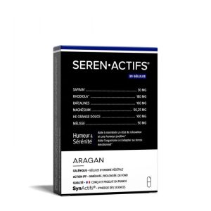 SEREN•ACTIFS® | Safran, rhodiola et magnésium | 30 gélules