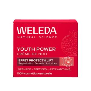 Weleda Youth Power Crème de Nuit Grenade | soin anti-âge | 40 ml