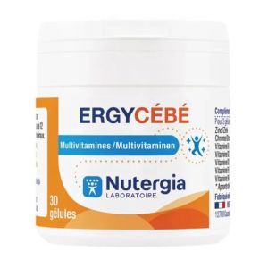 ERGYCÉBÉ Nutergia | Multivitamines fatigue et tonus |  30 gélules