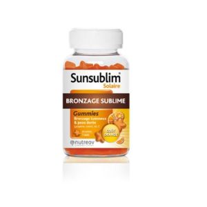 Sunsublim Solaire 🌞 Bronzage sublime - Orange 🍊 60 gummies