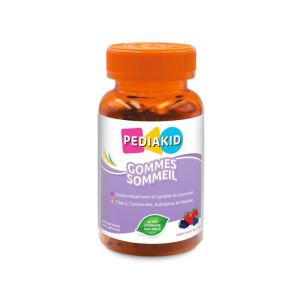PEDIAKID Gommes Sommeil dès 3 ans | endormissement et qualité du sommeil | 60 oursons