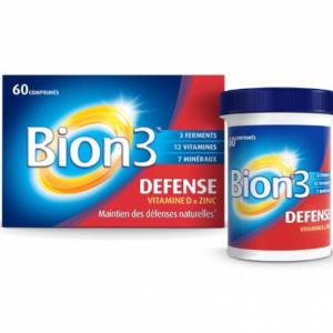 Bion-3 - Defense - Vitamine D et Zinc - 60 comprimés
