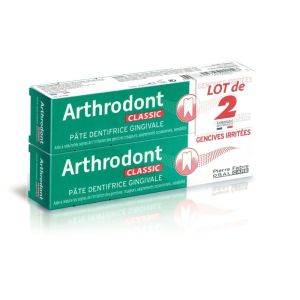 Arthrodont Classic | Lot soin gingival pour gencives sensibles | 2 x 75 ml