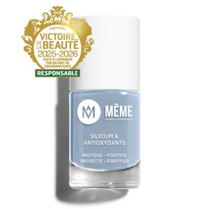 MÊME Cosmetics Vernis au Silicium Denim | Bleu jean pour ongles fragiles | 10 ml