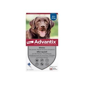 Advantix grand chien 25 à 40 kg Antiparasitaire