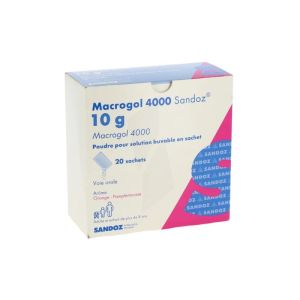 Macrogol 4000 Laxatif osmotique Constipation