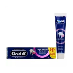 Oral-B Professional Protection des Gencives | Dentifrice au fluorure stanneux pour gencives fragiles | 125 ml