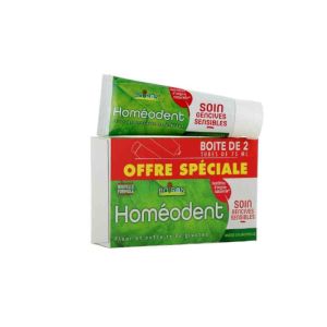 Homéodent Soin Gencives Sensibles - Arôme chlorophylle x2