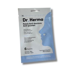 Patchs anti-boutons & acnée | Dr.Herma | 6 patchs hydrocolloïdes