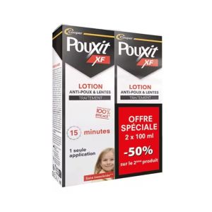 Duo Pouxit XF Lotion Anti-Poux & Lentes 2 x 100 ml | Format familial