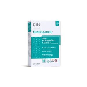 Ineldea Omegabiol 1000 | Oméga 3 EPA DHA, cœur, cerveau et vision | 60 capsules