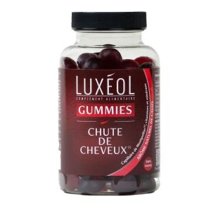 Luxéol Gummies Chute de Cheveux 60 gummies | Aident à prévenir la chute de cheveux