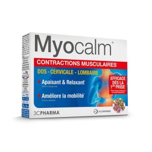 Myocalm Contractions musculaires | Dos - cervicale - lombaire | 30 comprimés
