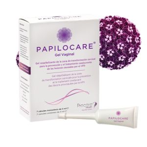 Papilocare® Gel Vaginal | HPV et réparation de la muqueuse cervico-vaginale | 7 x 5ml
