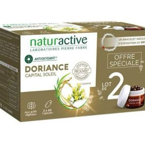 DUO Doriance - Antioxydant 🌞 Capital Soleil - 60X2 capsules 🎁 1 Bracelet UV offert