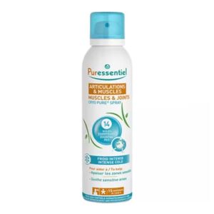 Puressentiel Spray Cryo Pure® Articulations & Muscles | Effet froid express | 150 ml