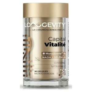 Longevity Capital Vitalité | Énergie et fatigue | 30 gélules