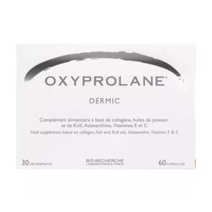 Oxyprolane® Dermic | 60 capsules pour la fermeté, l’élasticité et la qualité de la peau