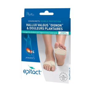 EPITACT | Coussinets Double Protection Hallux Valgus lavable | Taille L