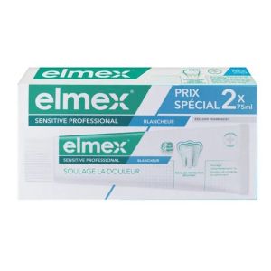 Elmex Sensitive Blancheur Douce | Dentifrice dents sensibles et éclat naturel
