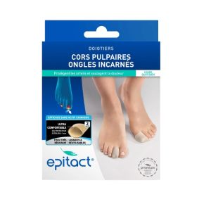 EPITACT | Doigtiers en Silicone | Protection des Cors et Ongles Douloureux | Taille S