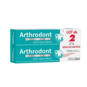 Arthrodont Fraîcheur Intense | Lot gencives sensibles et haleine fraîche | 2 x 75 ml