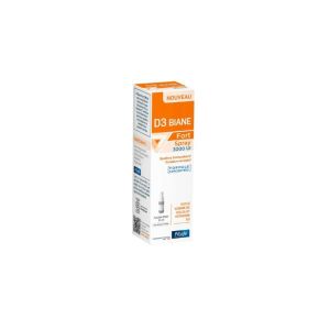 PiLeJe D3 Biane Fort 3 000 UI | Spray vitamine D3 adulte - 15 ml