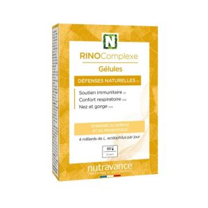 RINO Phar Gélules | Confort respiratoire, gorge et défenses naturelles | 30 gélules