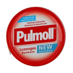 Pulmoll Classic Rouge | Pastilles pour la gorge au miel, réglisse et menthol | 45 g
