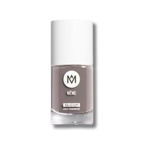 MÊME Cosmetics Vernis au Silicium Gris Parfait Lucien | Gris froid pour ongles fragiles | 10 ml