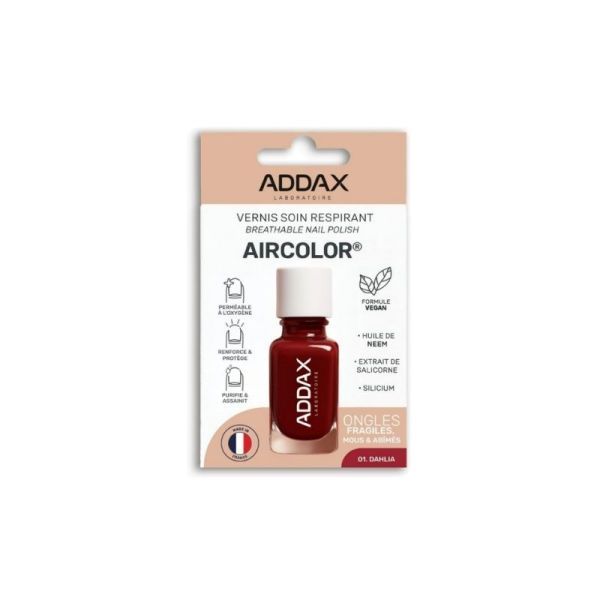 Addax Aircolor vernis soin • Dahlia 01