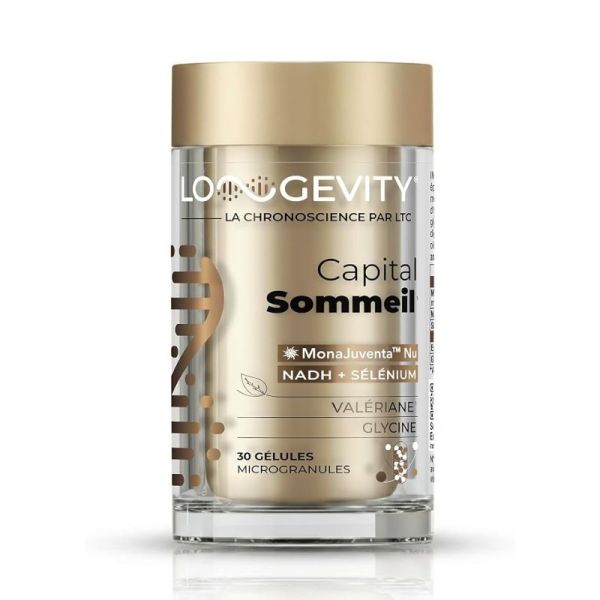 Longevity Capital Sommeil | Complément alimentaire sommeil | 30 gélules