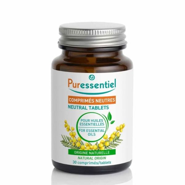 Puressentiel Comprimés Neutres | Support oral pour huiles essentielles | 30 comprimés
