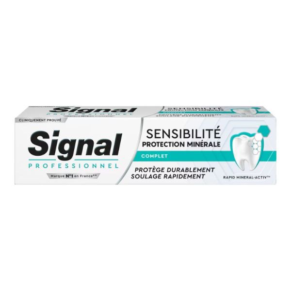 Signal Professionnel Sensibilité Protection Minérale Complet | Soulagement rapide des dents sensibles
