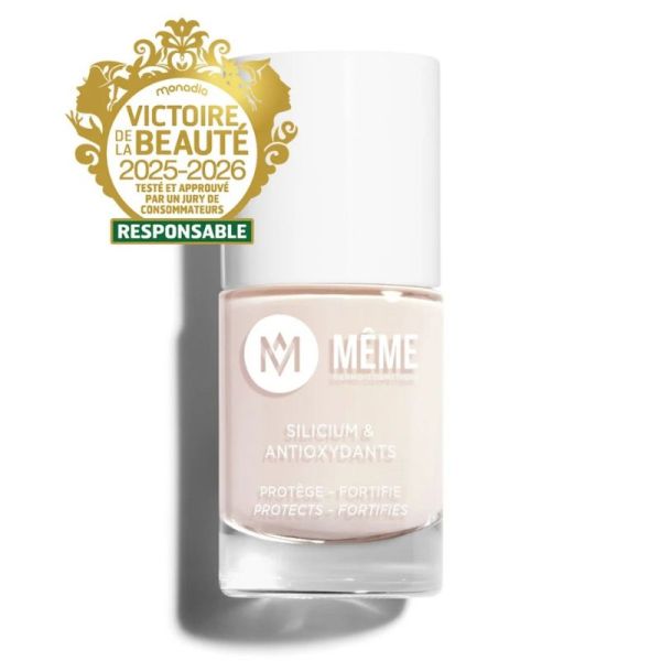 MÊME Cosmetics Vernis au Silicium Nude | Effet ongle naturel et semi-opaque | 10 ml