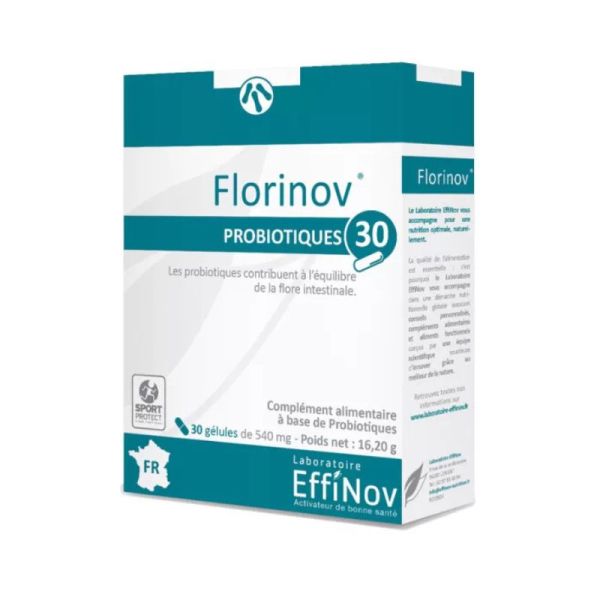 FLORINOV® | Équilibre du microbiote intestinal | 30 gélules