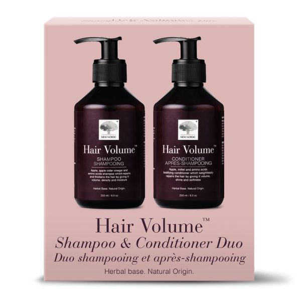 Duo Hair Volume Shampooing et Après-Shampooing | Volume et Douceur | 2 × 250 ml