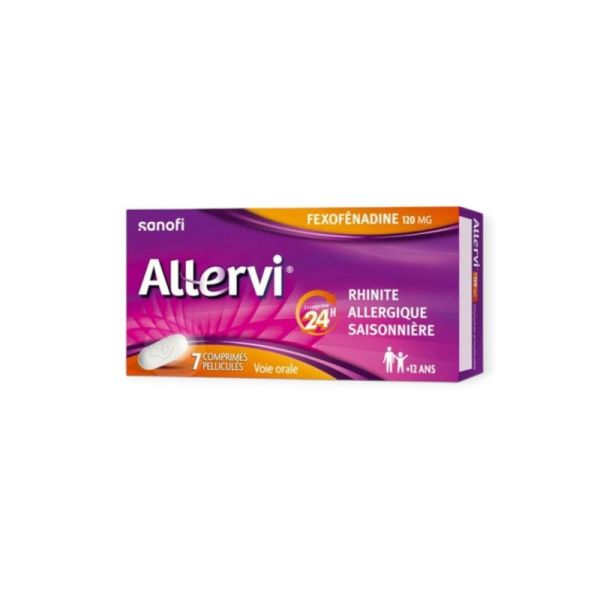 Allervi 120 mg Fexofénadine : Rhinite allergique