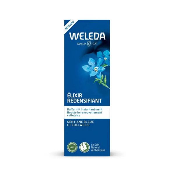 Élixir Redensifiant Weleda Gentiane Bleue & Edelweiss | Peaux matures | 30 ml