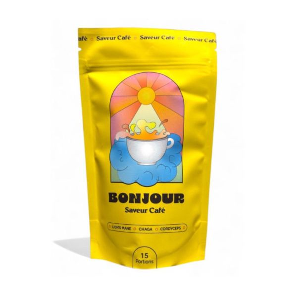 Bonjour drink saveur café | Lion's Mane, Cordyceps, Chaga | énergie, immunité, digestion