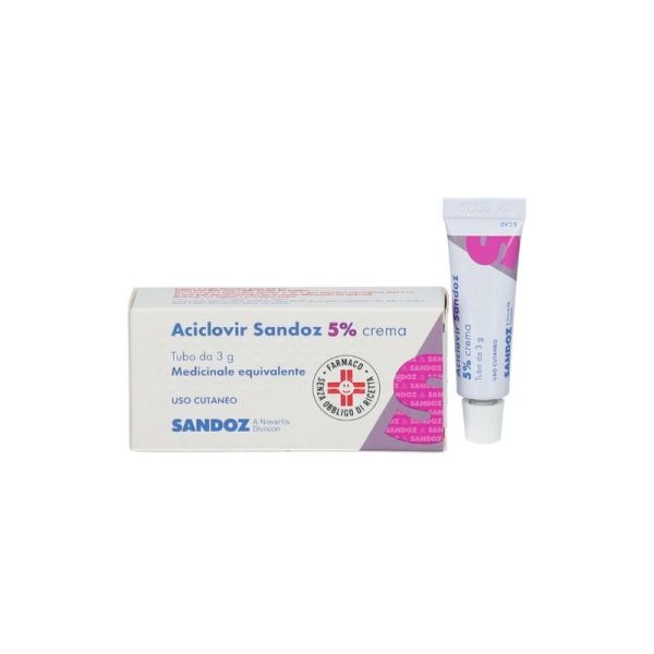 Aciclovir 5% crème Herpes labial